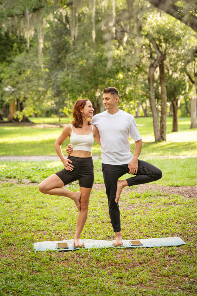 Sadhu Board Couple Standing