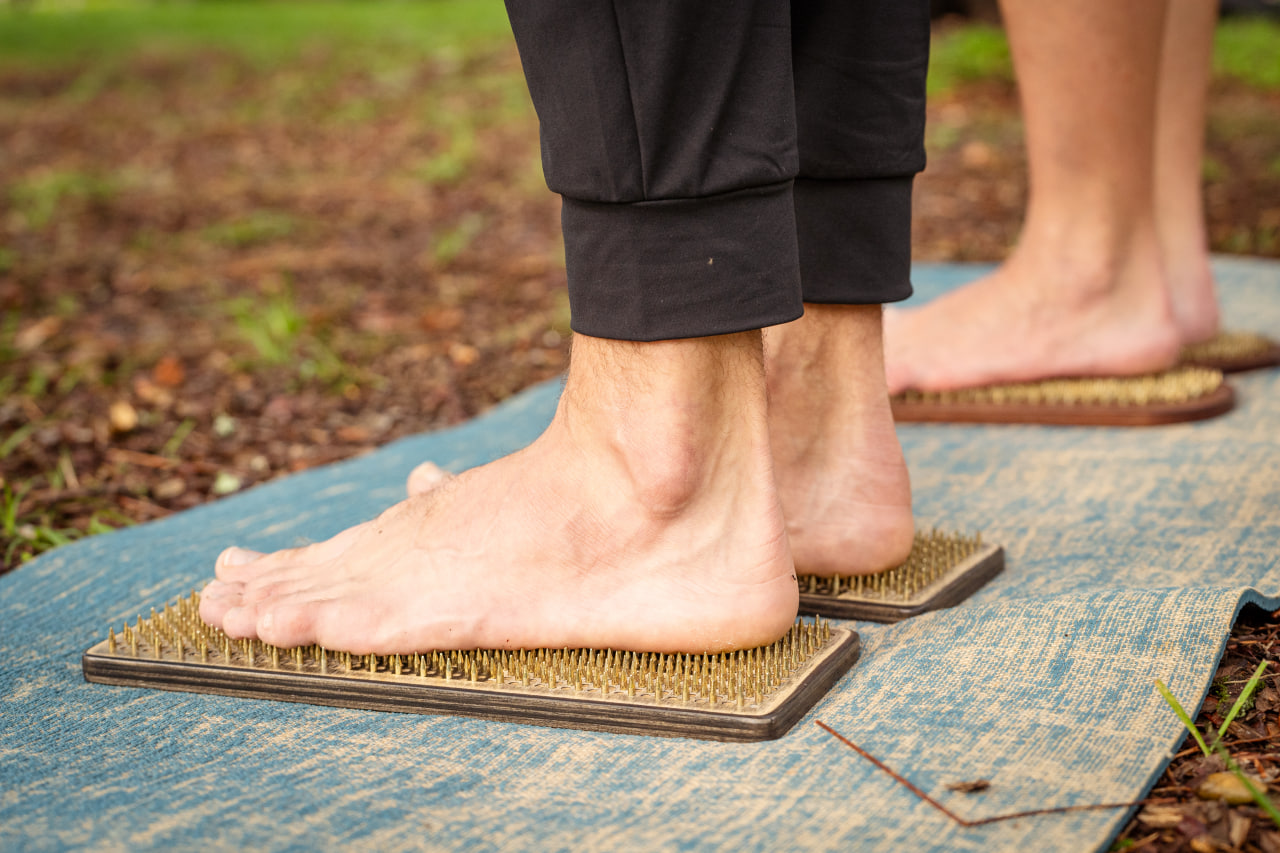 standing on nails